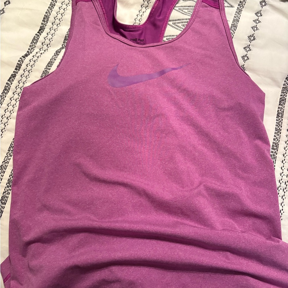 Nike Pink Athletic Tank Top